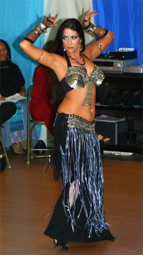 Schadia performing Tribal Fusion Dance